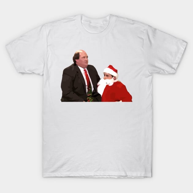 Kevin og Santa's lap T-Shirt by GloriousWax